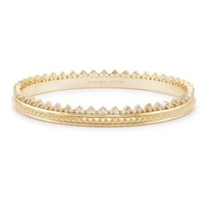 Kendra Scott Gold Mary Caroline Bangle  Bracelet